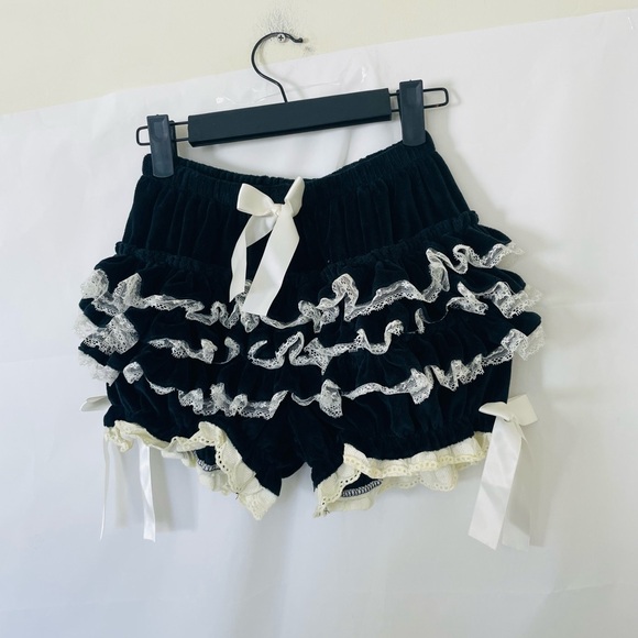 super cute short lace short bow short puppy y2k short mini for women girl party - Picture 1 of 5